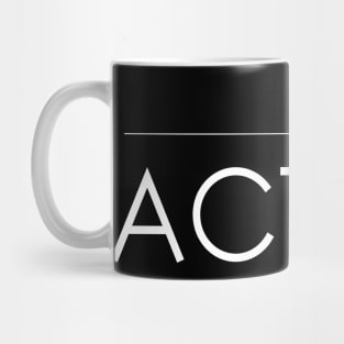 Actor Minimalist Design Mug